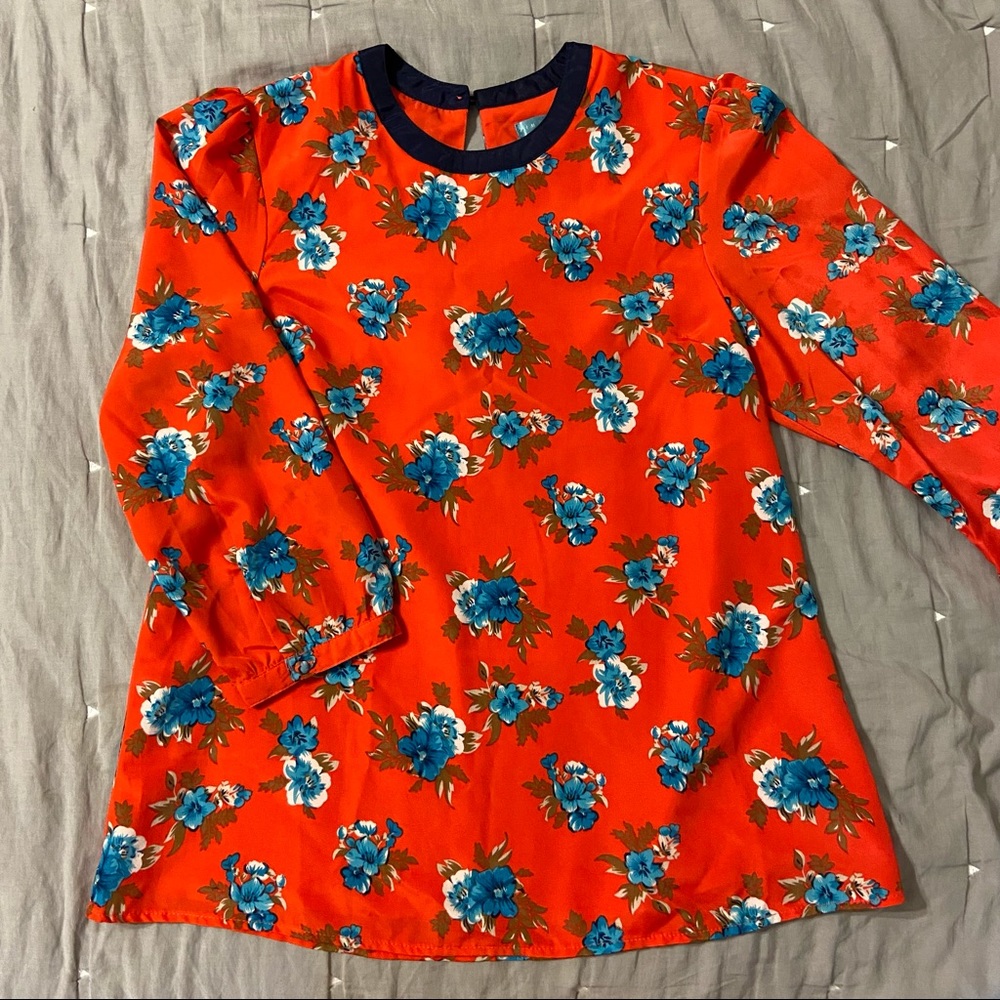 PIM + LARKIN floral blouse - size M